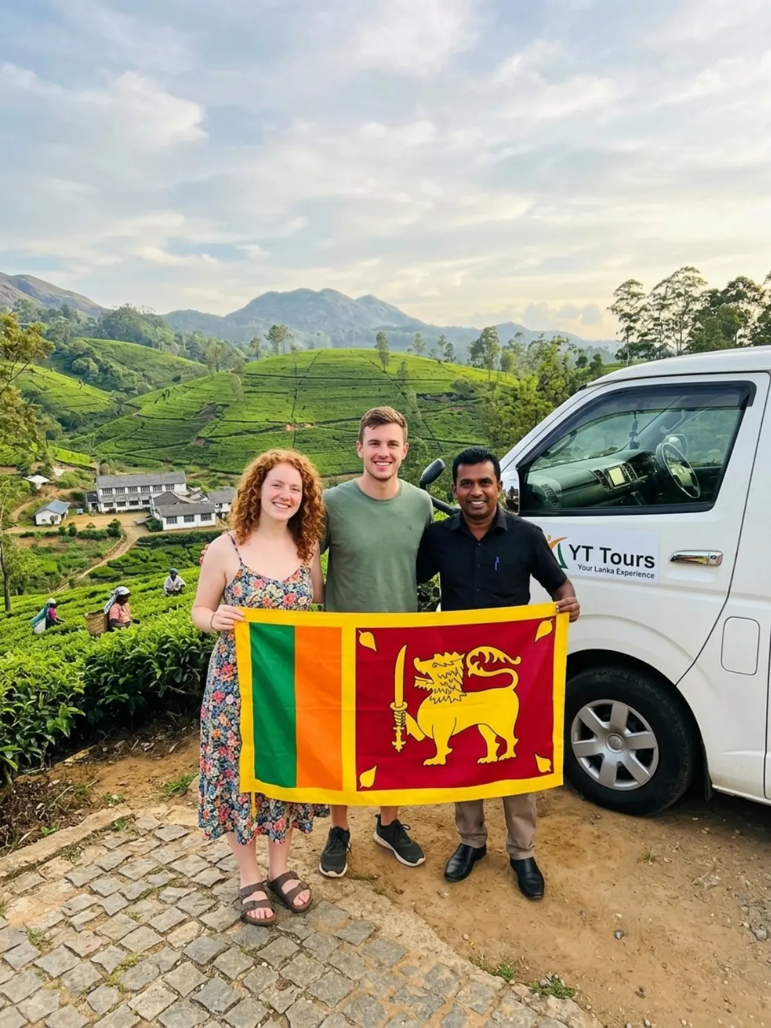 Tourists in Sri Lanka
